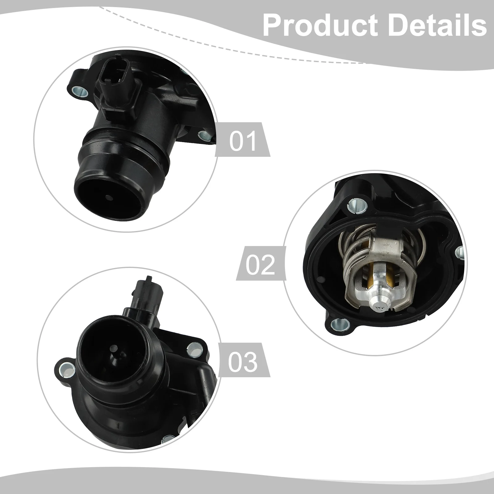 

Car Maintenance Coolant Thermostat Assembly Thermostat Assembly For Cruze OEM Thermostat 55593034 Factory Specifications