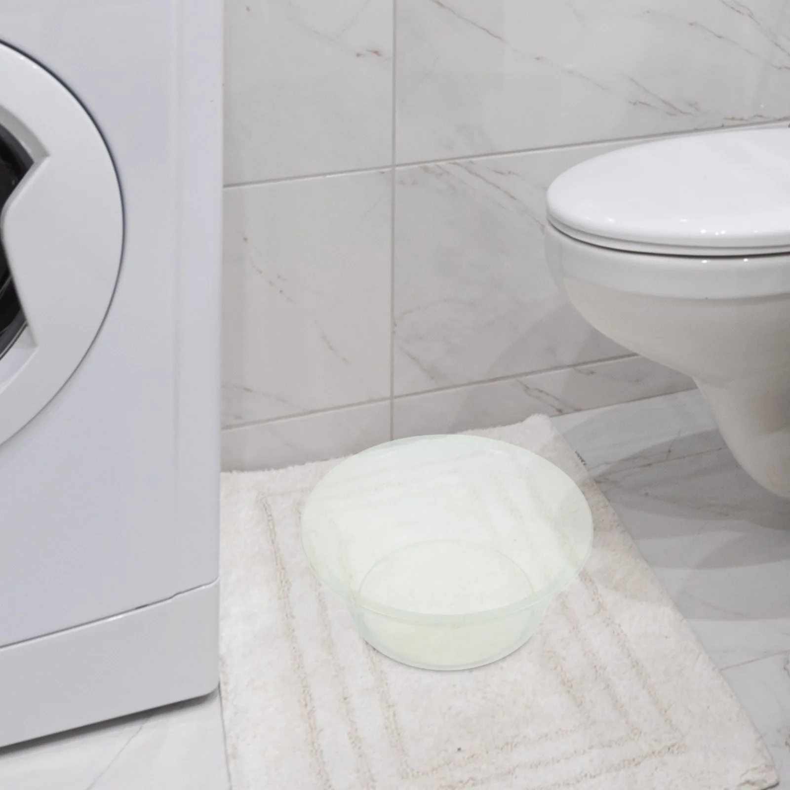 

Clear Plastic Childsafe Wash Basin Lightweight Foot Soaking Tub Multipurpose Face Cleansing Foot Bath Tub Laundry Vegetable