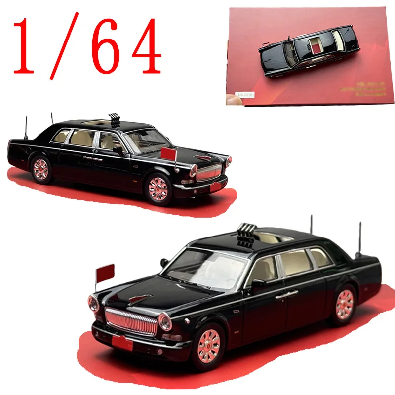 

AR BOX литой под давлением масштаб 1/34, модель военного парадного автомобиля Hongqi CA7601, сплав Hongqi CA7601, памятное издание, модель автомобиля