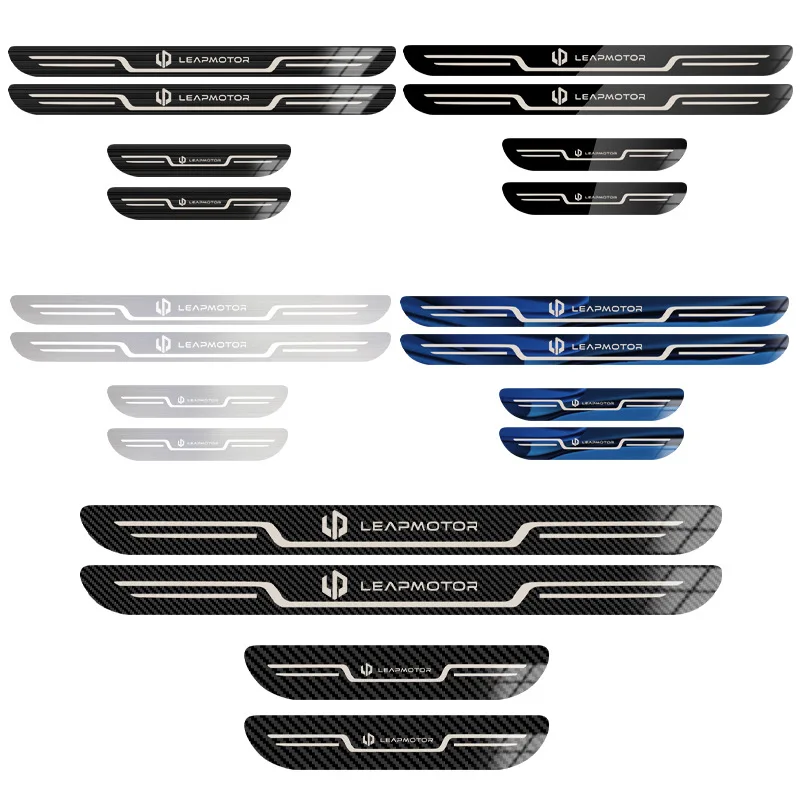 For Leapmotor T03 C10 C11 2024 Accessory Stainless Door Sill Kick Scuff Plate Guard Pedal Protector Trim Step Cover Car Styling 5