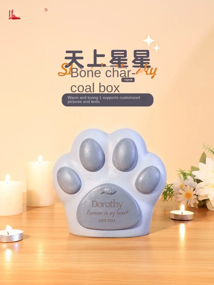 

Pet casket death commemorative box Cat returns to meow star puppy returns to Wangxing miss protective box.