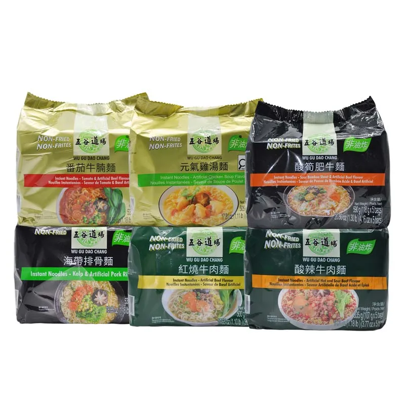 Wugudaochang-Nudeln 17,65/17,83/18,89/20,83 Unzen (500/505/535/590 g) * 1 Packung Kostenloses Kochen Fast-Food Lazy Food