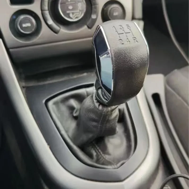 for Peugeot Citroen 206 207 307 Car Gear Shift Knob Head Interior Replacement Accessories Manual Transmission Lever Handle view 2