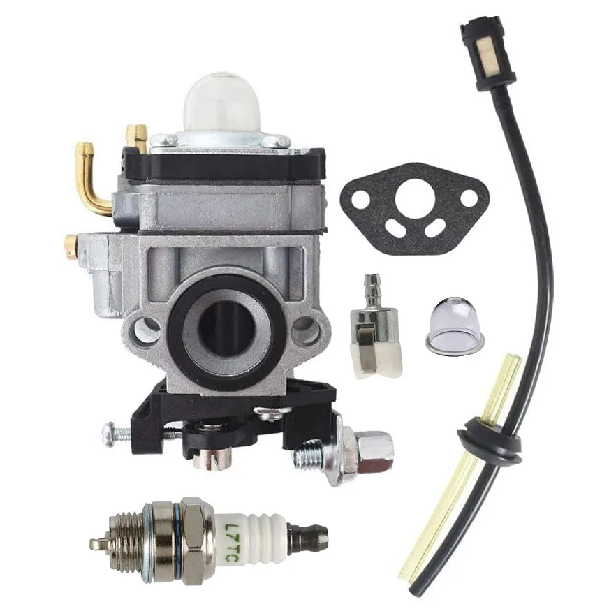 Suitable for Mitsubishi TL26 TU26 carburetor TTB2226 26cc trimmer lawn mower spark plug oil filter pipe accessories