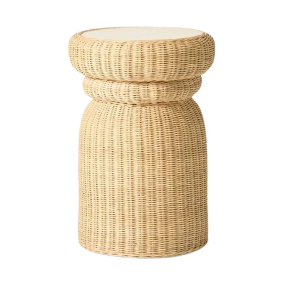 Eco-friendly Indoor Handwicker Rattan End Table High Quality New Design Outdoor Rattan Furniture Wholesale From Vietnam Factory