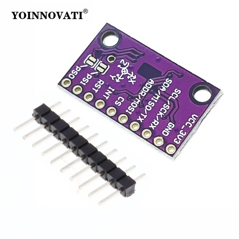 BNO080 AR VR IMU Nine Axis 9DOF 9-axis AHRS Sensor Module High Accelerometer Gyro Magnetometer Virtual 3D GY-BNO085