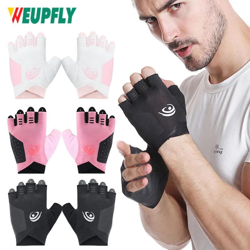 1 Pair Workout Gloves,Knuckle Weight Lifting Shorty Fingerless Gloves with Curved Open Back,for Powerlifting,Gym,Women and Men