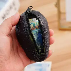 Avocado Coin Purse For Women Wallets Cute Aguacate Hass With Zipper For Money Purse Storage Bag Fun Novelty Christmas Gifts