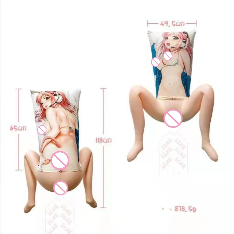 Anime Sex Body Pillow Toys Mens Masturbator Holder Inflatable Dakimakura Anal Pussy Pocket Male Masturbation Sex Furnitures Shop