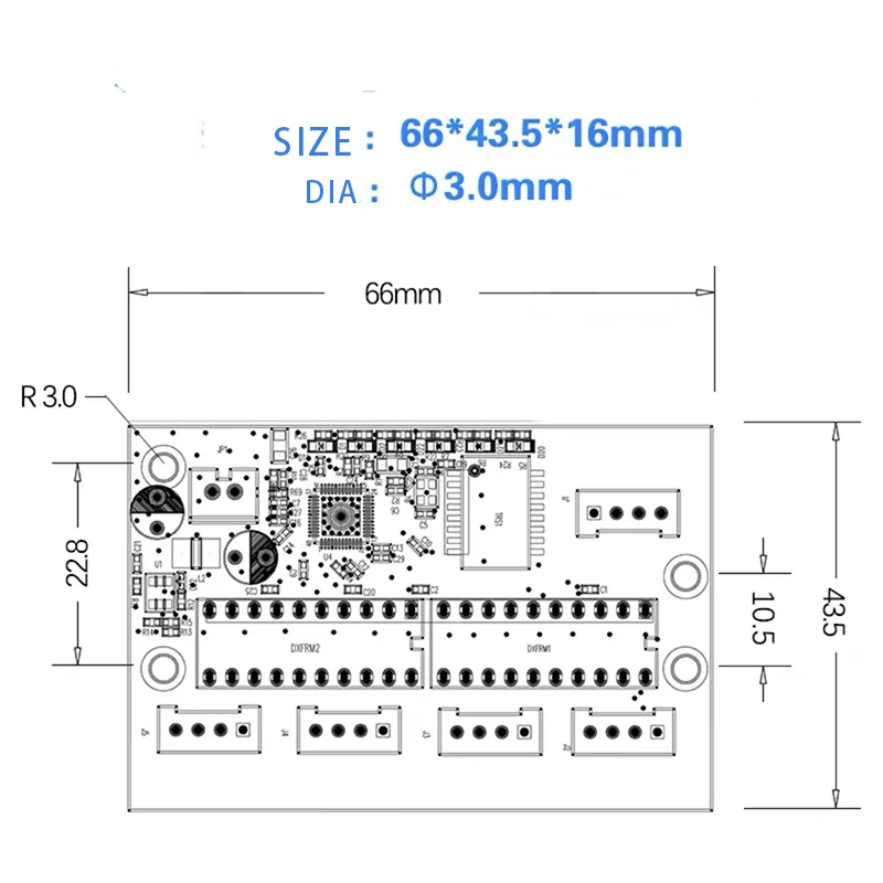 Módulo de comutação Ethernet industrial, Placa PCBA, OEM, Portas de detecção automática, Placa-mãe 5V-24V, Descontrolada, 10 m, 100m