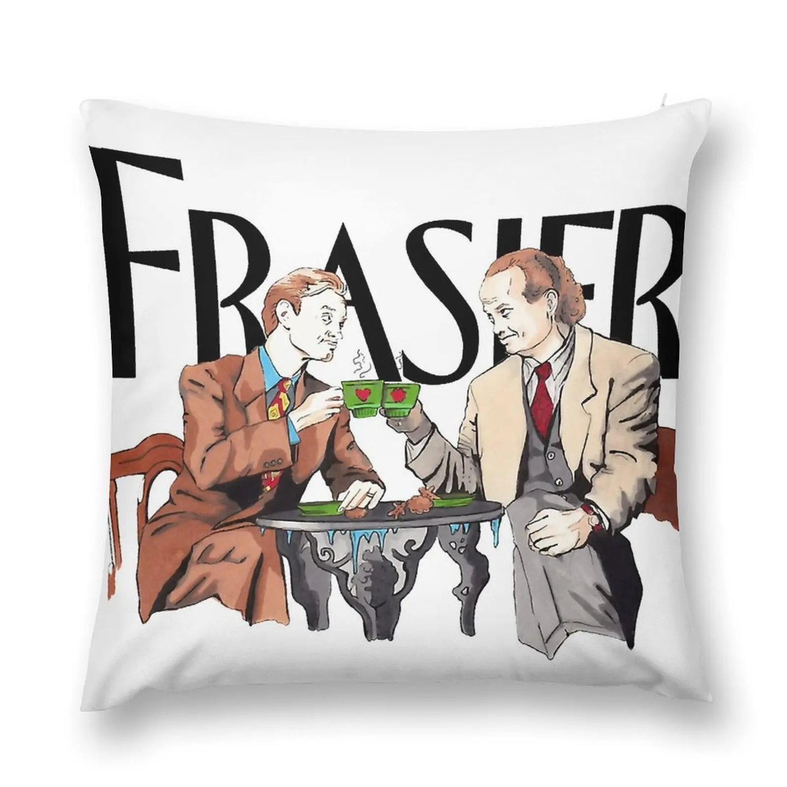 Frasier Tea Throw Pillow Custom Cushion christmas cushions covers Christmas Pillow Covers Sofa Cushion pillow