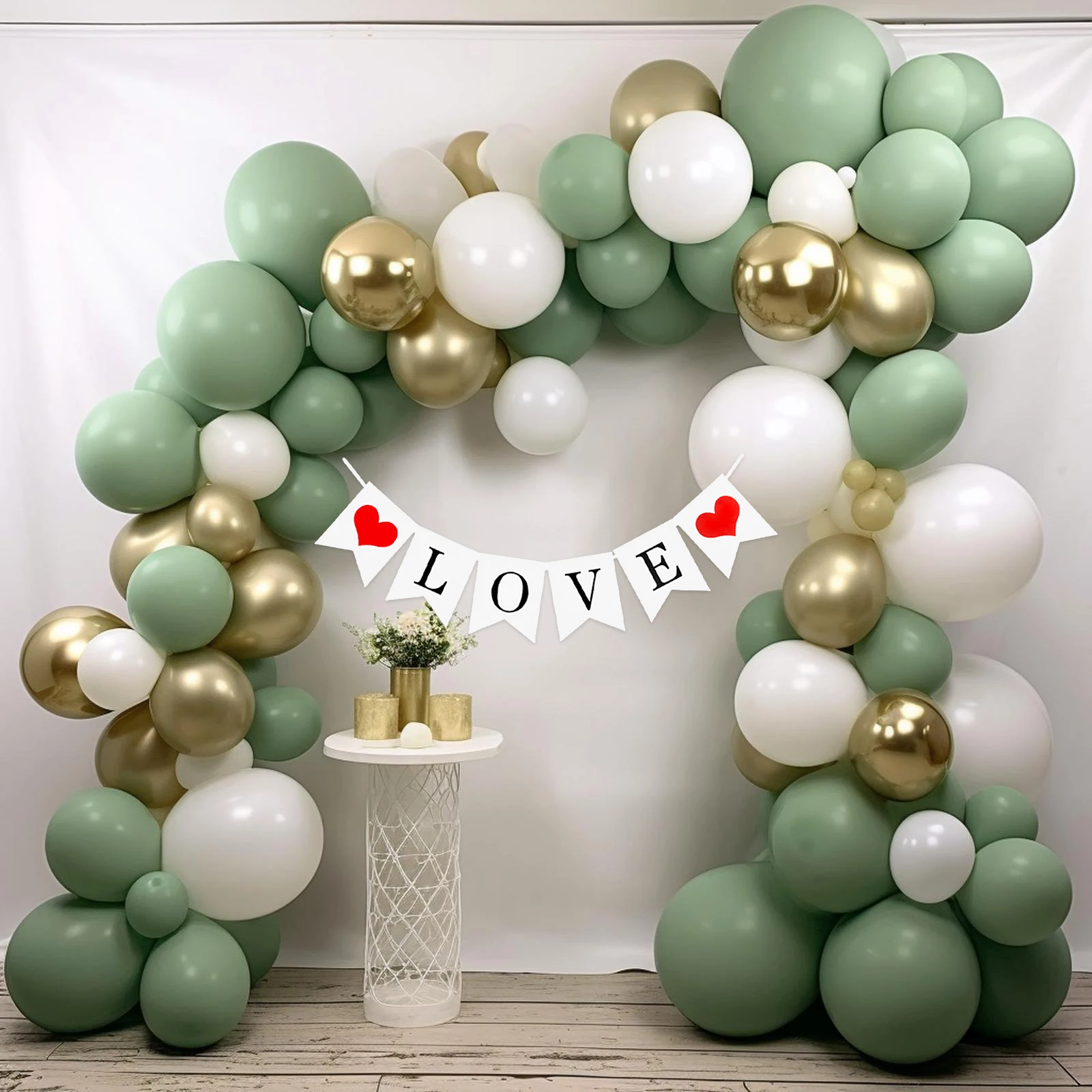 

Набор из 106 шт., 12 дюймов, золотые латексные шары для дня рождения, дня рождения, латексные шары, воздушные шары на день рождения, баннер на день рождения