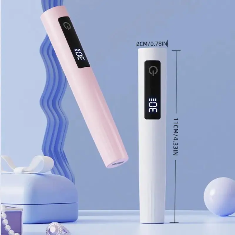 Mini Handheld UV Cordless Nagel Lampe Gel Nagel UV Lampe Mit LED Display Kleine Tragbare Licht Therapie Lampe Nagel
