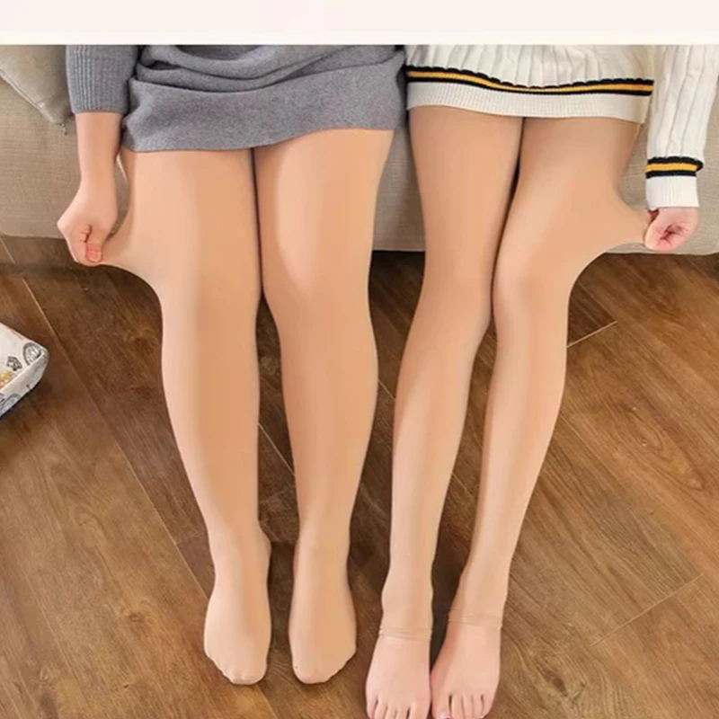 Skin Friendly High Elasticly Tights Soft Non See Through Hosiery Smooth Breathable Thick Stockings Indoor Outdoor Streetwear