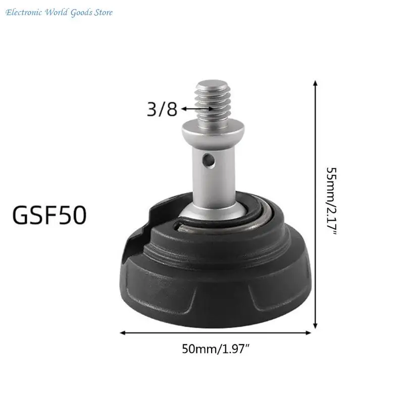 A3PD 3/8 Screw Bracket Mount with Rubber Base Photo Studio Accessories Rubber Foot Pad for Camera Tripod Monopod Feet