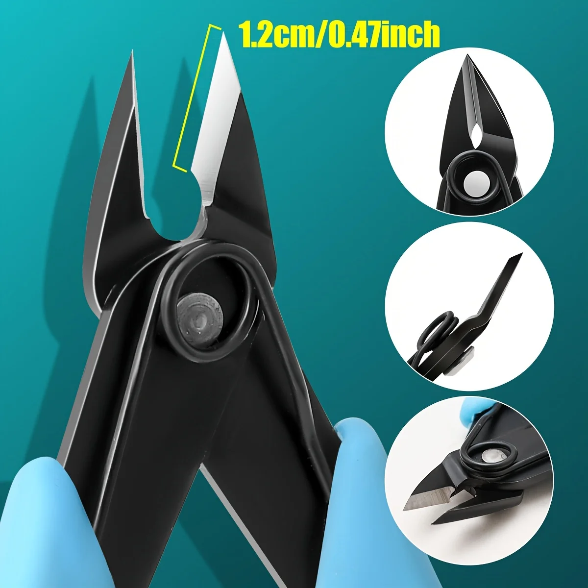 Multifunktionale Nagelpflege-Werkzeuge: Nagelknipser, Strassentferner, Cutter, Nagelzupfer, Bohrer, Komfortgriff für die Maniküre von Frauen – Detail 6