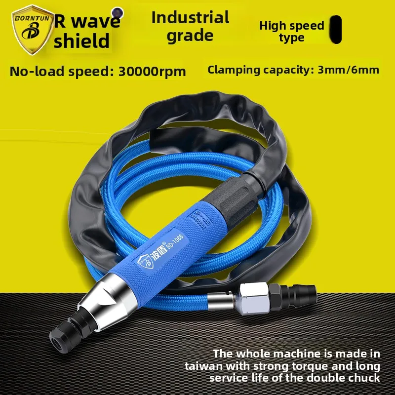 Wave Shield 3Mm/6Mm Air Grinding Pen Pneumatic Engraving Machine Pen-Type Grinder Grinding Pen Bd-1088