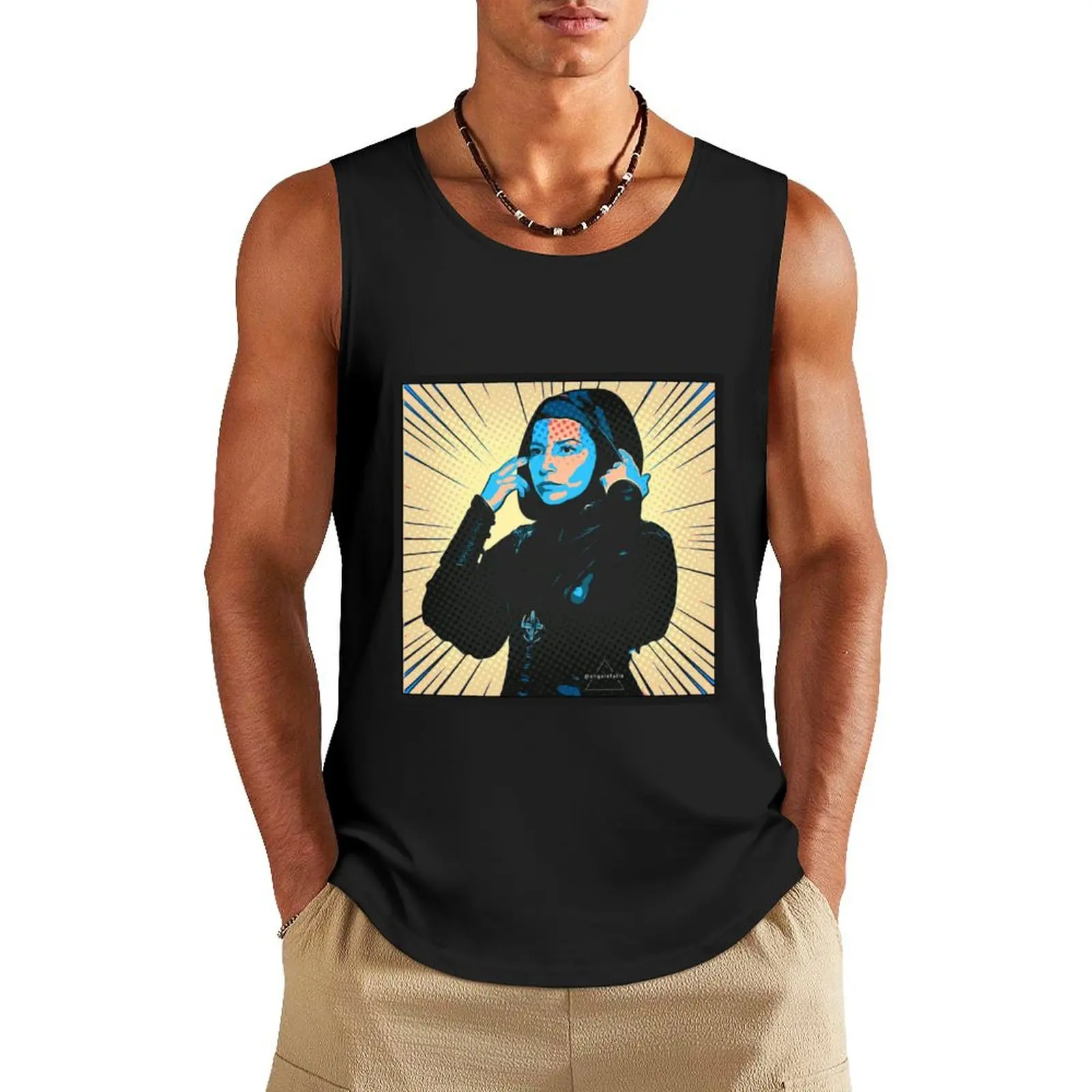 Mother Superion Warrior Nun Era Tank Top Men's fitness t-shirt vest for men Working vest sleeveless vest men