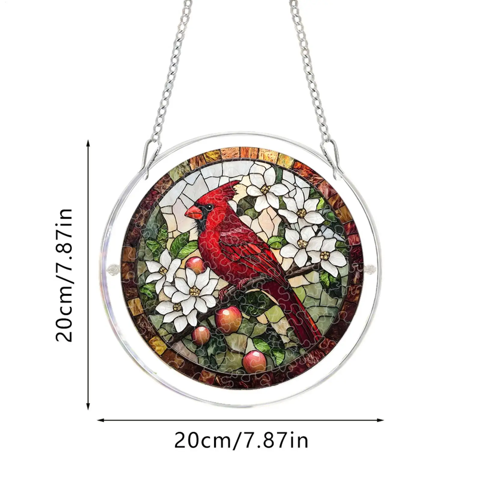 Acrylic Puzzle Suncatcher 2D Acrylic Ornament Garden Butterfly Bird Bee Jigsaw Suncatcher For Adults Apartment Living Room - view 6