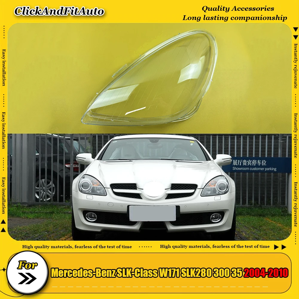

Для Mercedes-Benz SLK-Class W171 SLK280 300 350 2004-2010 корпус фары абажур крышка лампы прозрачный плексиглас