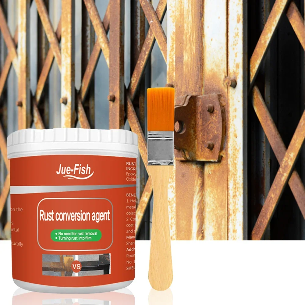 100/300g Metal Rust Remover Rust Renovator Multi Purpose Water Based Metallic Paint Waterproof Anti-corrosion Car Maintenance