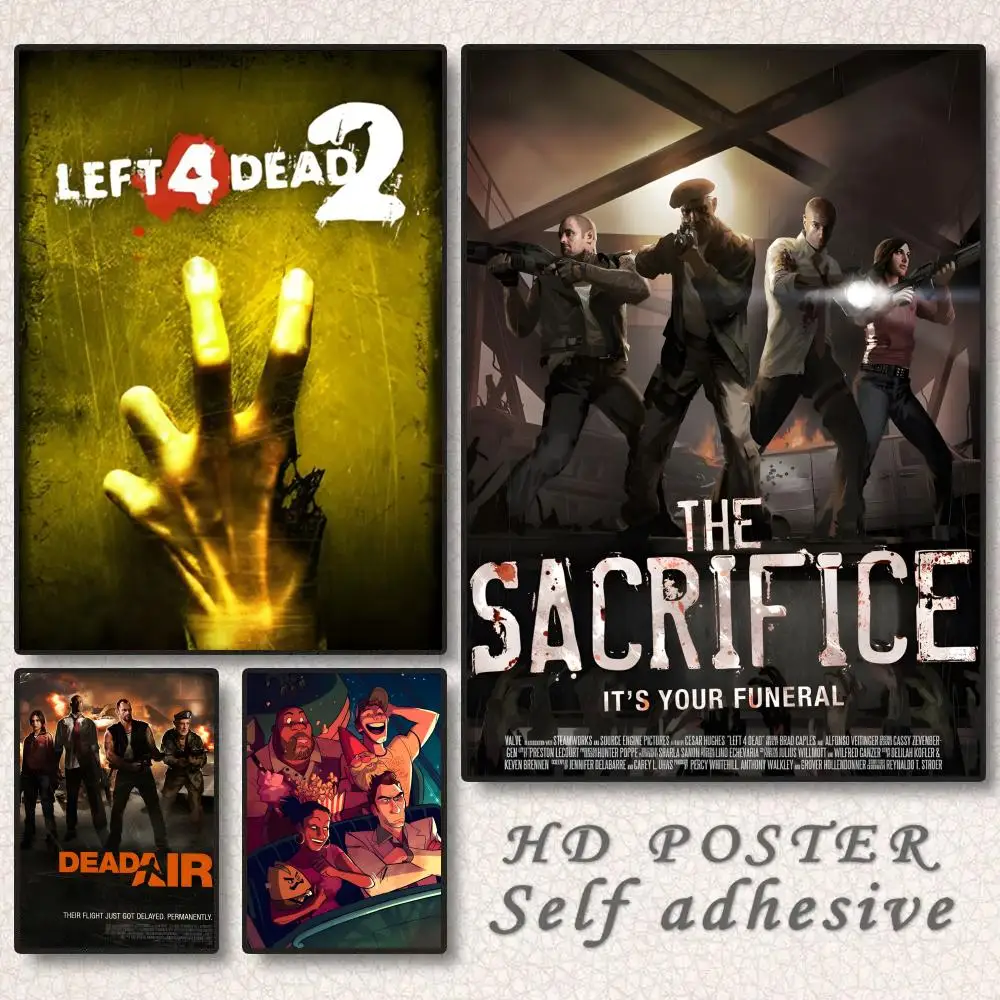 Classic Game L-Left 4 Dead-S Poster Gift with prints Home bedroom living room decoration promotion and display