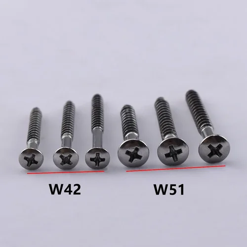 Imagen 2 del producto Tornillo de bajo para guitarra eléctrica, tornillos de unión de cuello, 4,2 MM/5,1 MM, hecho en Corea