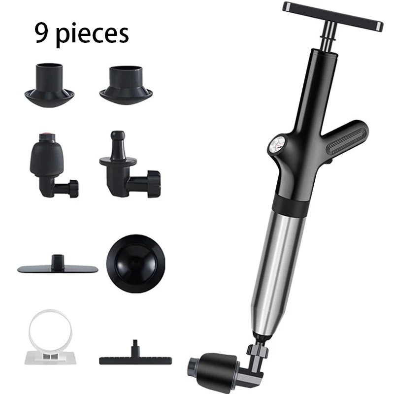 

Toilet Blockage Unclogger, Pneumatic Device, Suitable For Cleaning Pipeline Blockages, Applicable To All Types Of Pipelines