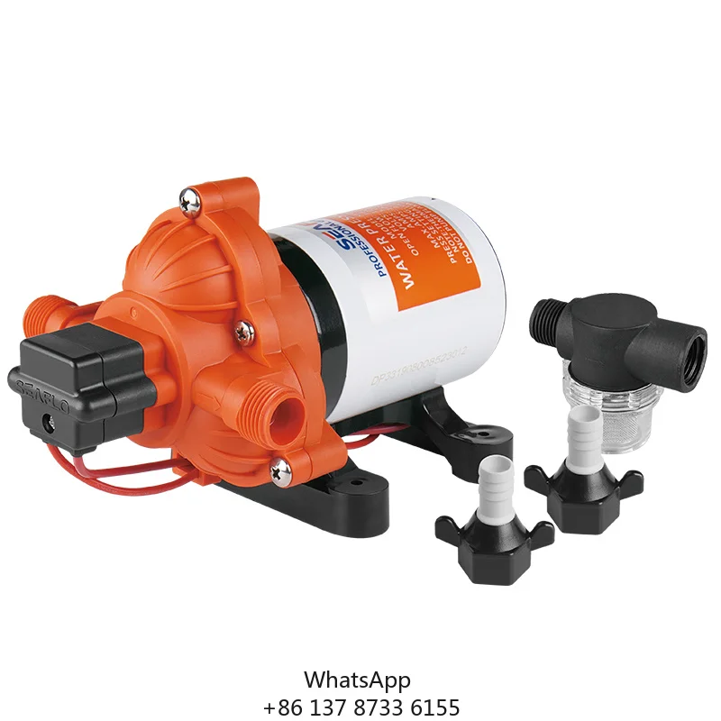 SEAFLO 12v 24v Electric Water Pump Machine Marine Pumps 3.0GPM Boat Dc Diaphragm Water Pump