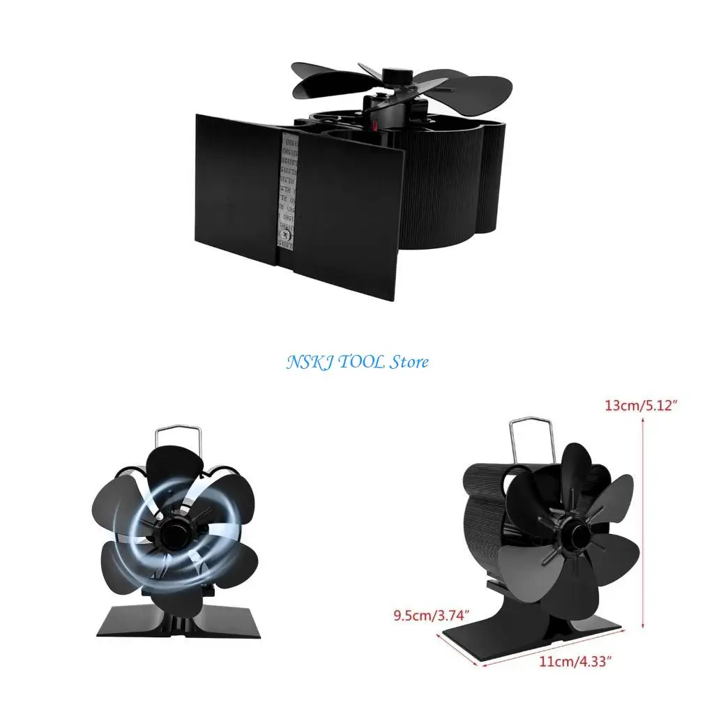 

L8RC Efficient Heat Distribution Heat Powered Stove Fan Energy saving Blowers