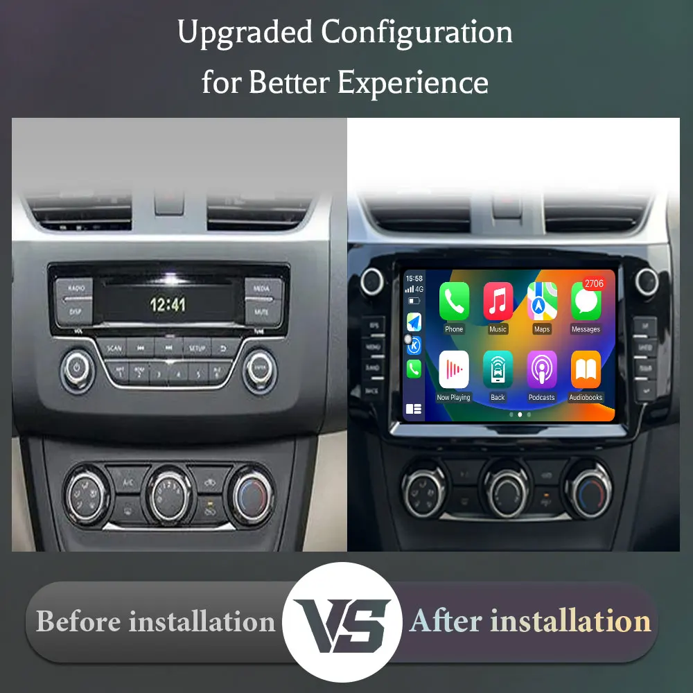 For Nissan Sylphy B17 Sentra 2012‑2019 Multimedia Video Player 9