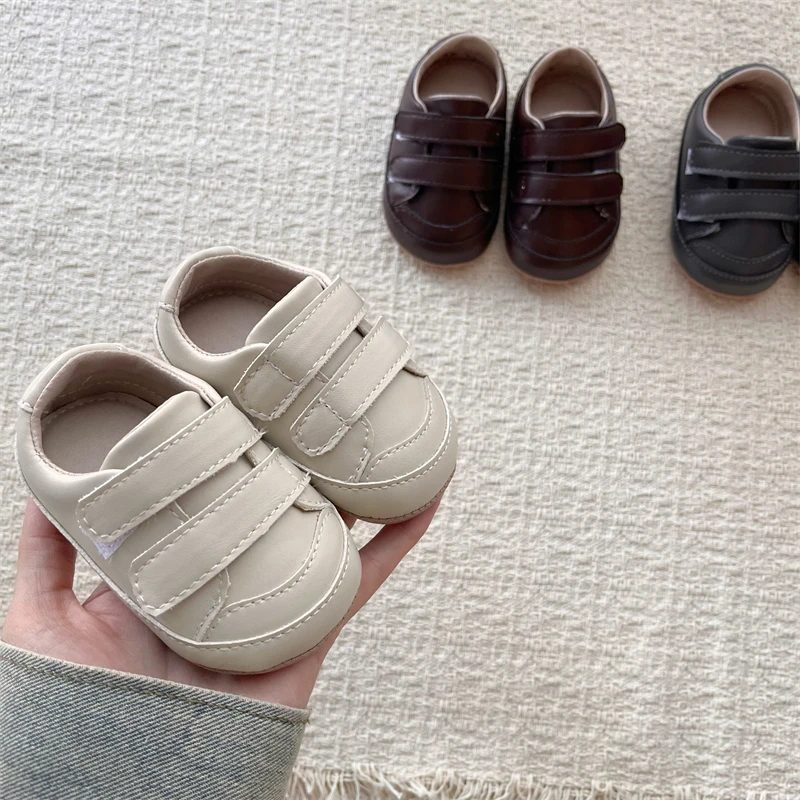 Spring Autumn Baby Girls Boys Casual Shoes Newborn Infant Pre‑walker Shoes Soft Sole Anti Slip Toddler Kids First‑walkers Shoes
