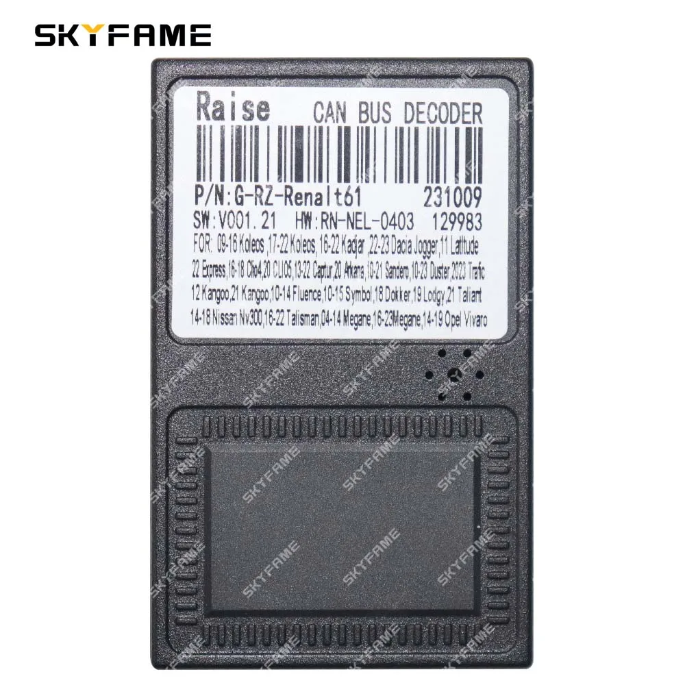 SKYFAME سيارة 16pin الأسلاك تسخير محول Canbus صندوق فك أندرويد راديو كابل الطاقة لرينو ميجان 4 G-RZ-Renalt61