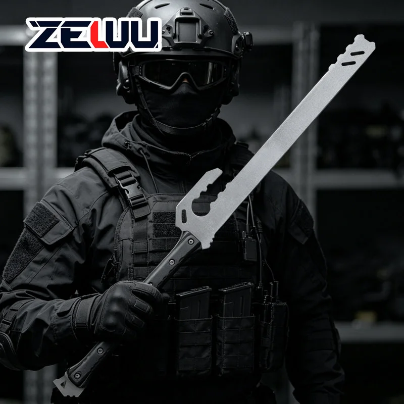 Yufeng II Jutte Táctico (Jitte) Herramienta de Defensa Personal – Pico de Asalto para Supervivencia al Aire Libre, Rescate de Emergencia Doméstico, Equipo de Asalto para Bomberos y Entrenamiento de Artes Marciales