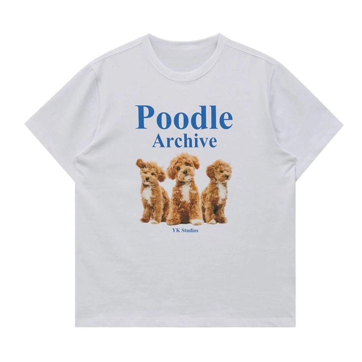 

Korean Direct Mail Waikei Dog Cat Hamster Short Sleeve T-Shirt Animal Versatile Casual Same Style T-shirt Street