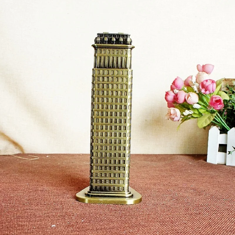 Famous Landmark Metal Model New York Flatiron Building Architecture Decor Metal Crafts Fuller Building Model Gift for friend