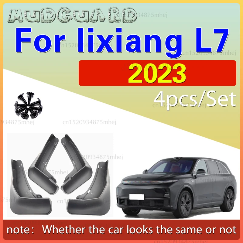 

For Lixiang Li Auto L7 lixisng Leading Ideal 2023 Mudguards Mud Flaps Splash Guards Fender MudFlaps Front Rear Car Accessories
