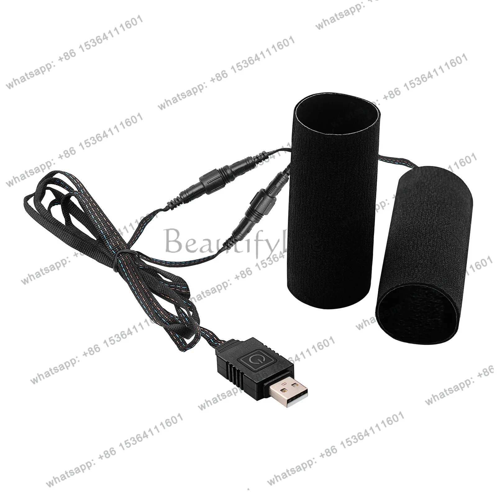 LX cross-border motorcycle USB Velcro model temperature control switch electric hand handle cover