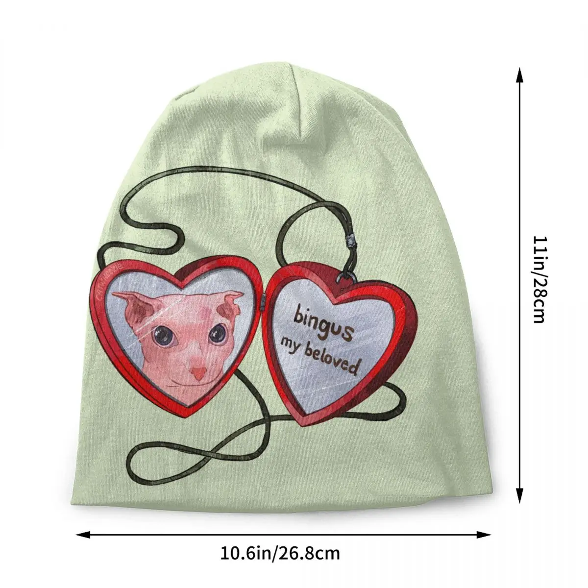 Bingus My Beloved Skullies Beanies Caps For Men Women Unisex Trend Winter Warm Knitting Hat Adult Kawaii Sphynx Cat Bonnet Hats