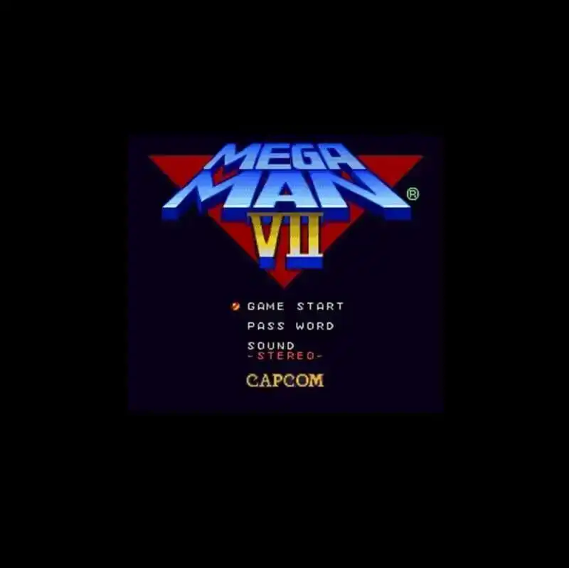 Mega Man 7 NTSC версия 16 бит 46-контактная большая серая игровая карта для игроков из Фото №2