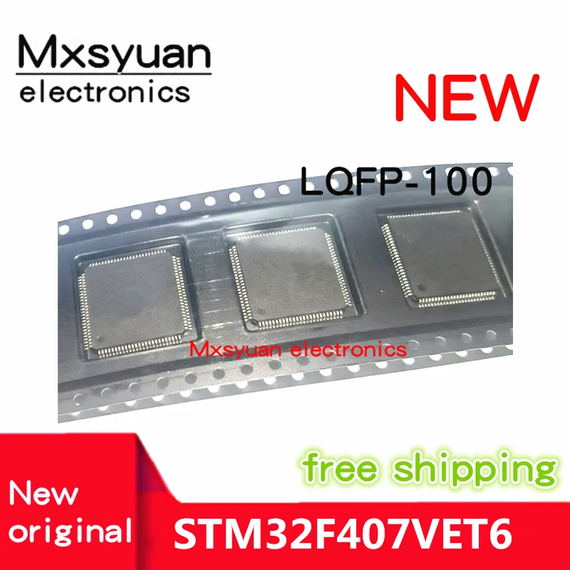 5pcs~20pcs/LOT STM32F407VET6  STM32F407 QFP100 New OriginaL