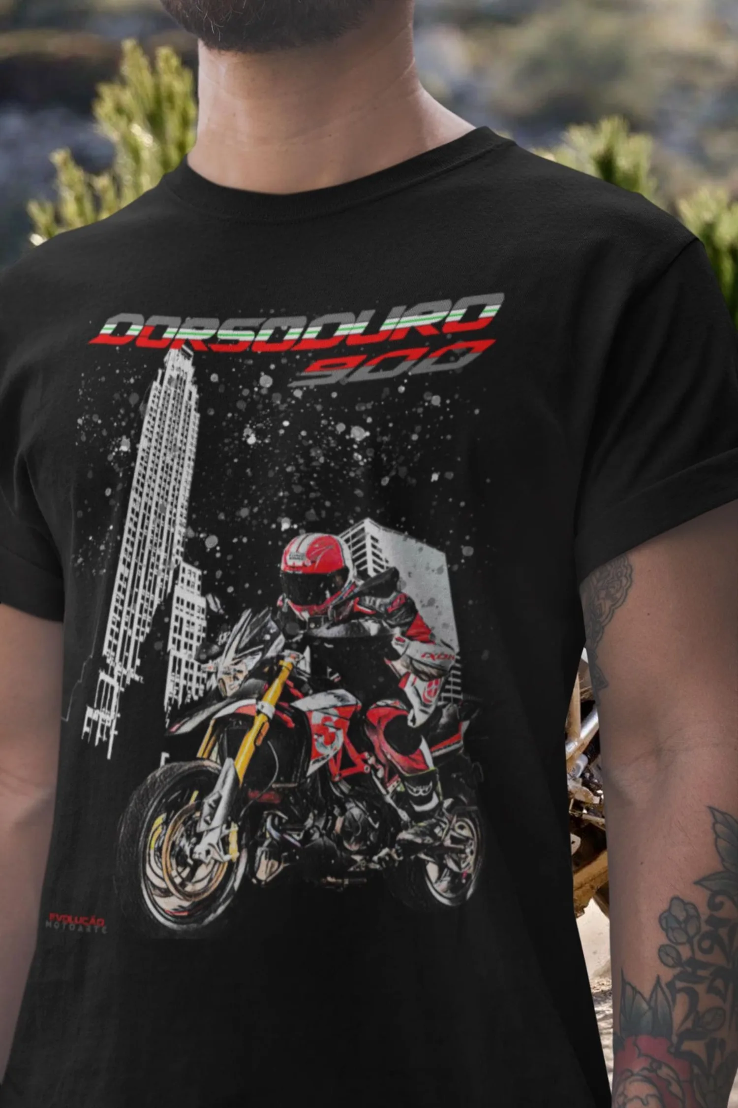

60@EY A.prilia Dorsoduro 900 T Shirt The Fun Machine Motorcycle Tee Hooligan Bike Rider Graphic Top For A.prilia Fans V Twin Gif