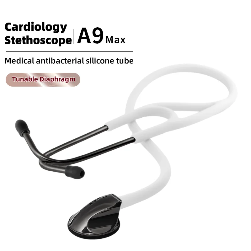 Carent White Medical Professional Cardiology Stethoscope Diagnostic Stethoscope Master Cardiology Stethoscope For Nurse