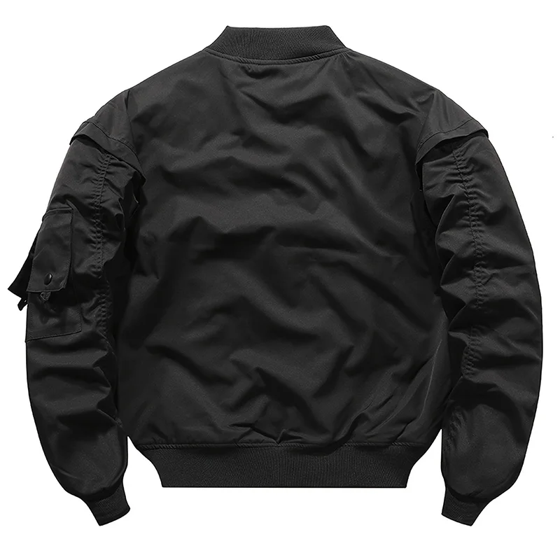 Men's Baseball Collar Lightweight Er Embroidery Varsity Jacket Suitable for Casual Wear, Outdoor Activities - Perfect Gift for Sports Fans