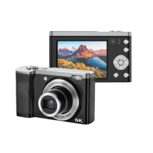 Compatible con tarjeta SD de 32G, cámara de vídeo digital óptica en China, precio barato, zoom óptico de 48MP 5X + cámara Vitro Retro 4k de 10X, 2x - 7x
