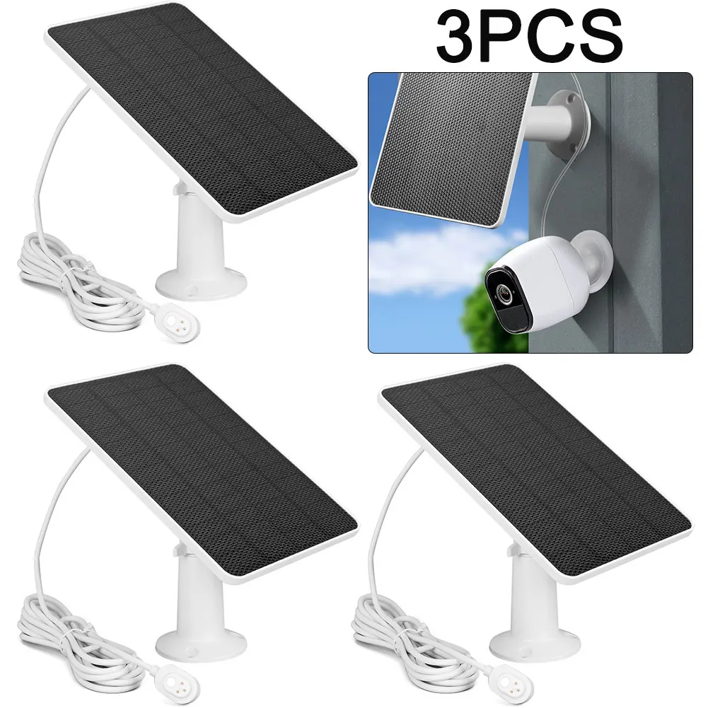 

3 шт. 10 Вт магнитный кабель для зарядного устройства для солнечной панели для наружной камеры безопасности Arlo Ultra 2