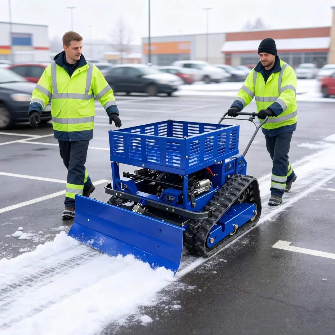 

Customized Flail Cutting Lawn Mower Industrial Cordless Remote Control Snow Pusher and Storage Rack for Farm & Garden