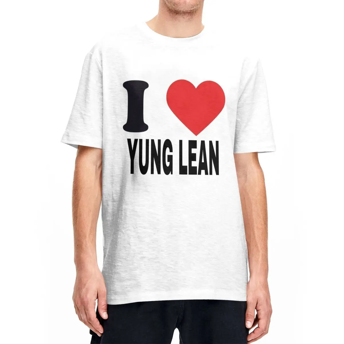 Men I Love Yung Lean T-Shirts Swedish Rapper Cotton Tops Summer Y2K Funny Short Sleeve T Shirt O Neck Hip Hop Printed Tshirt 6XL