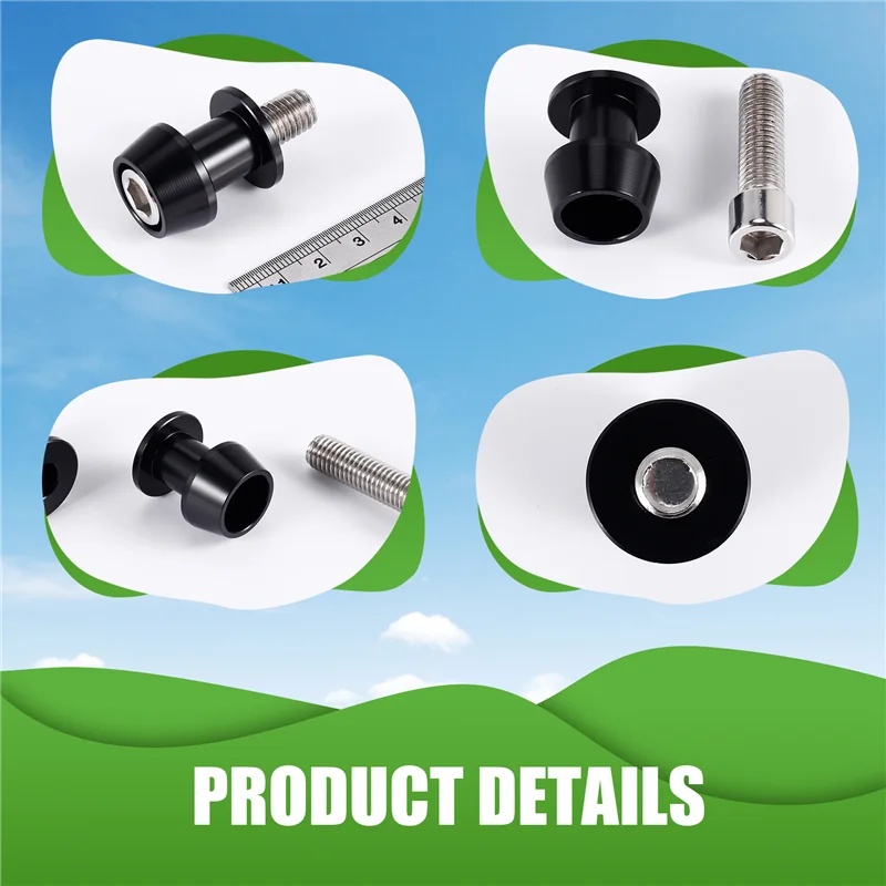 Reliable-2X Motorcycle CNC Swingarm Swing Arm Spool Sliders Stand Bobbins 10Mm For Kawasaki Ninja 250 ER6 Z 250 ER6F