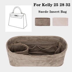 Doublure de sac d'insertion ultra légère en tissu de glouton double face, sac à main Hermes Kelly 25 28 32, sac de rénovation spatiale